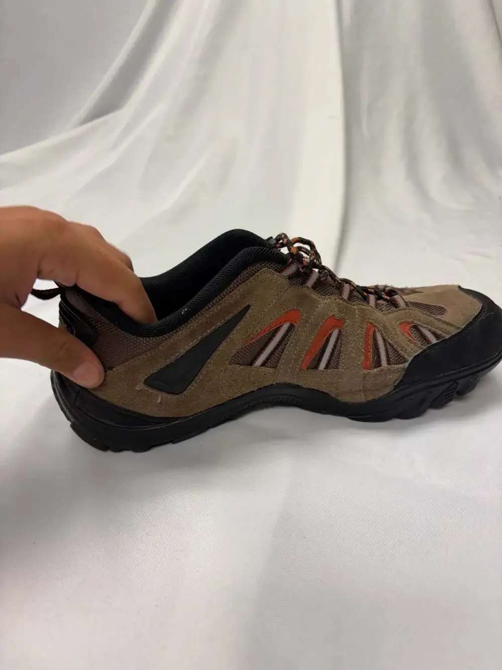 Magellan Outdoors Hiking Shoes Size 11D Brown Suede